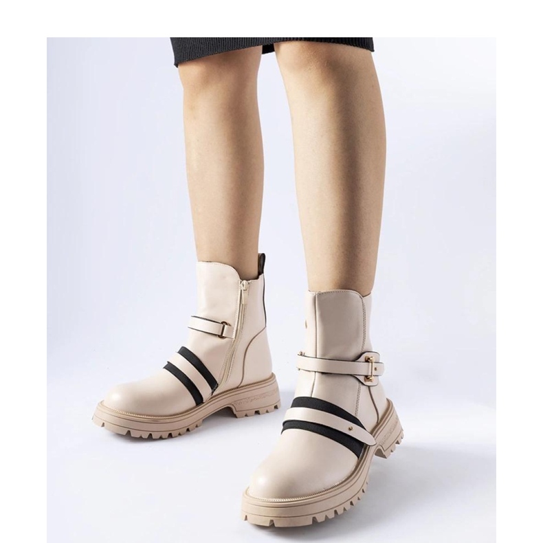 Beige insulated boots from Laderoute - Solea 1