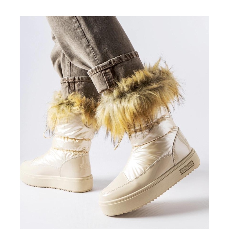 Beige insulated snow boots MM274380 - Solea 1