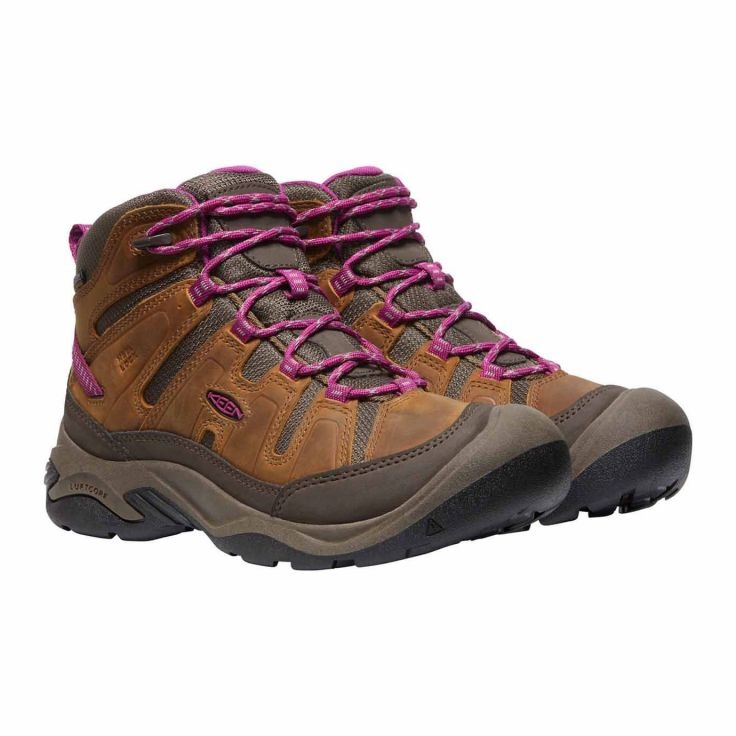 KEEN Circadia Mid Wp shoes KE-1026765 brown 1