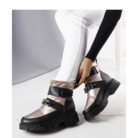 Gold snow boots with chain Ephraim - Solea 1