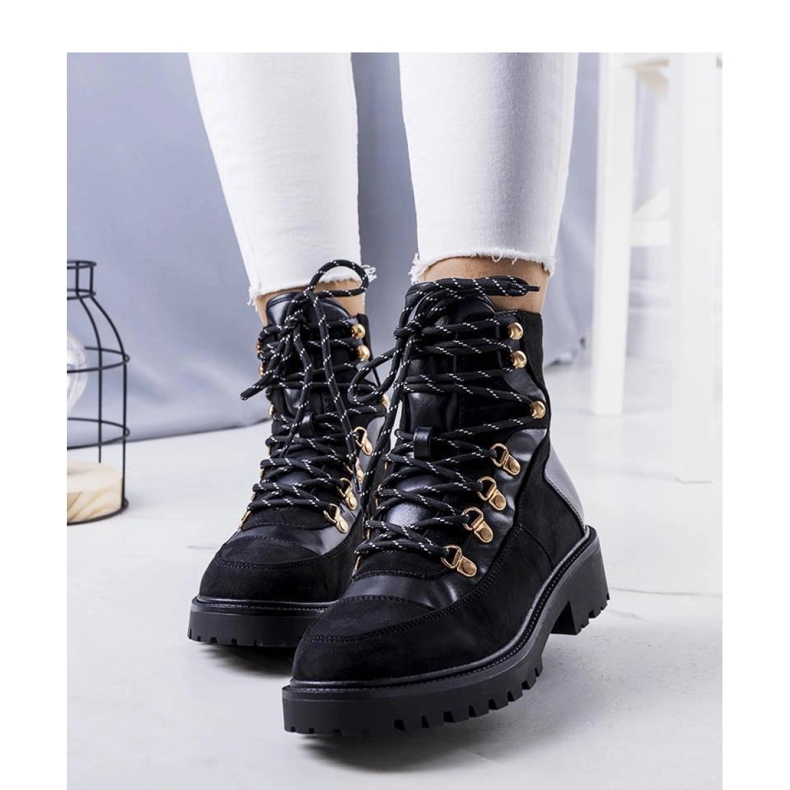 Black insulated worker boots, Leneo - Solea 1