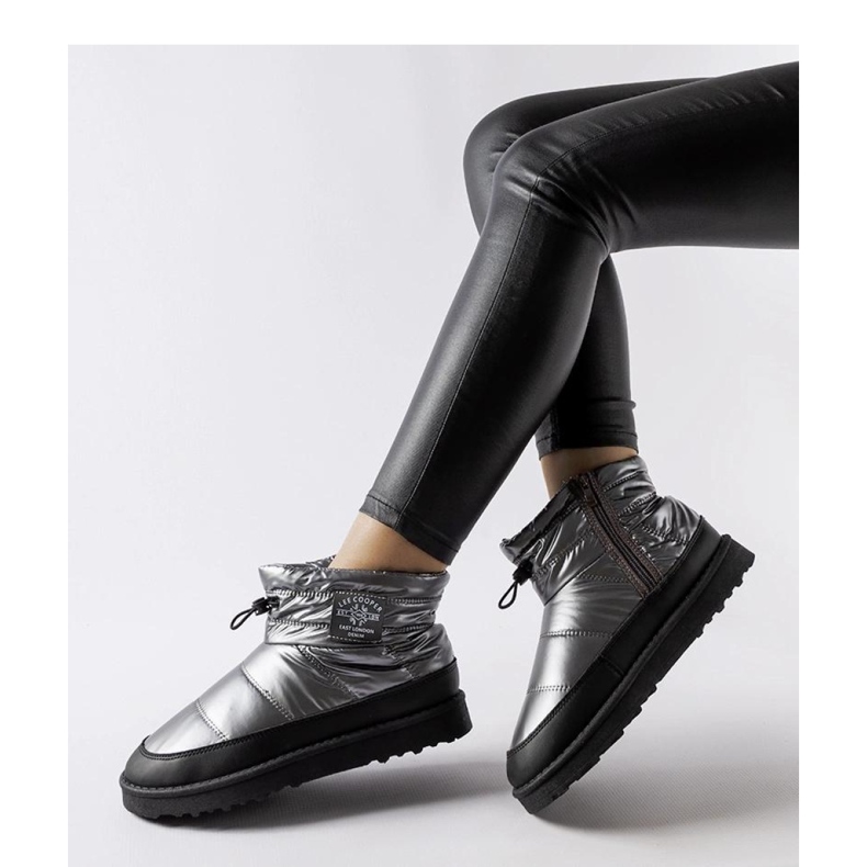 Gray Lee Cooper LCJ-23-44-1966L snow boots black 1