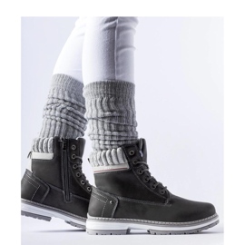 Gray, insulated hiking boots grey 1