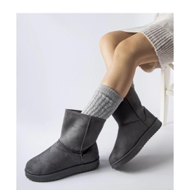 Gray insulated classic snow boots grey 1 Gray insulated classic snow boots grey 1