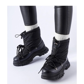 Solea Black warm snow boots 1