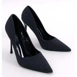 Shiny high heels with Black particles 1