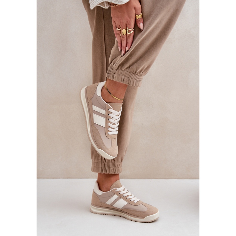 Sports Sneakers 8957 Beige 1