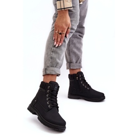 News Women's Leather Insulated Trappers Black 4 News Women's Leather Insulated Trappers Black 4