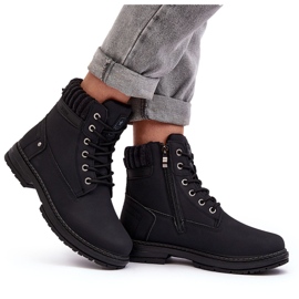 News Women's Leather Insulated Trappers Black 7 News Women's Leather Insulated Trappers Black 7