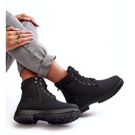 News Women's Leather Insulated Trappers Black 6 News Women's Leather Insulated Trappers Black 6