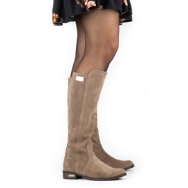 Olivier Fashionable boots Klara beige 6