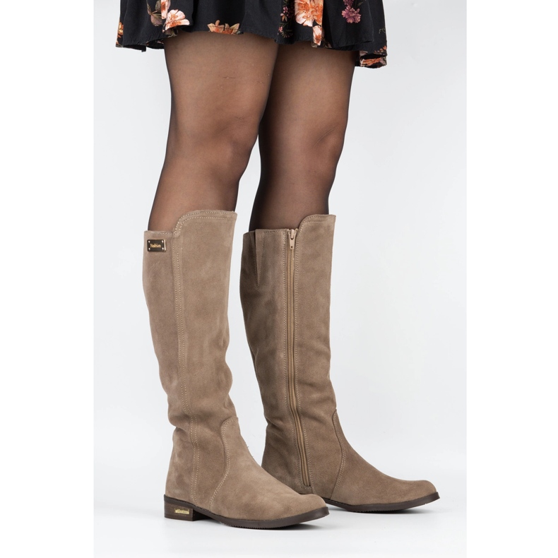 Olivier Fashionable boots Klara beige 3