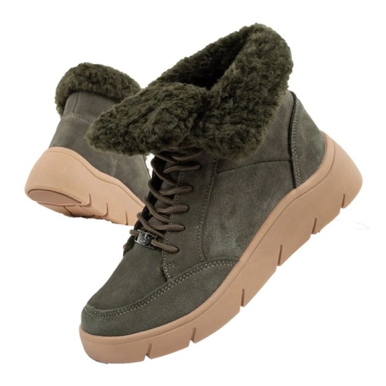 Scholl Stelvio ankle boots F302321020 green 1 Scholl Stelvio ankle boots F302321020 green 1