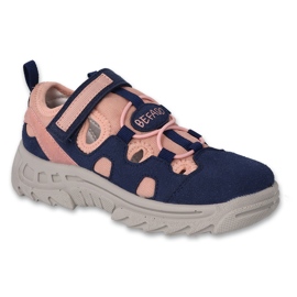 Befado children's sports trek 415X008 pink/navy blue 2 Befado children's sports trek 415X008 pink/navy blue 2