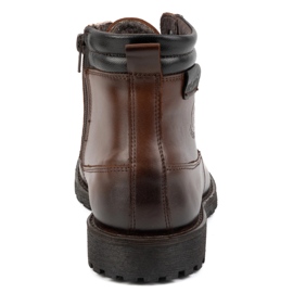 Olivier Men's winter shoes, leather ankle boots 754, dark brown 1 Olivier Men's winter shoes, leather ankle boots 754, dark brown 1