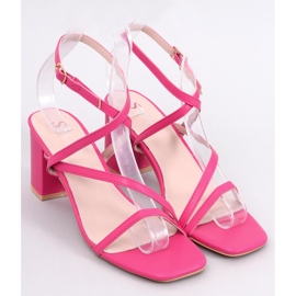 Fuchsia high heel sandals pink 1