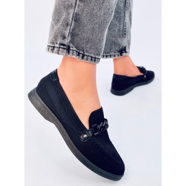 Lucena Black openwork moccasins 2