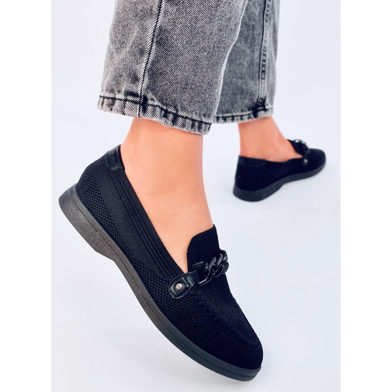 Lucena Black openwork moccasins 2