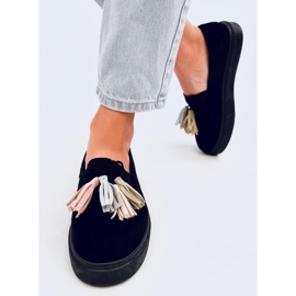 Black tassel loafers 1