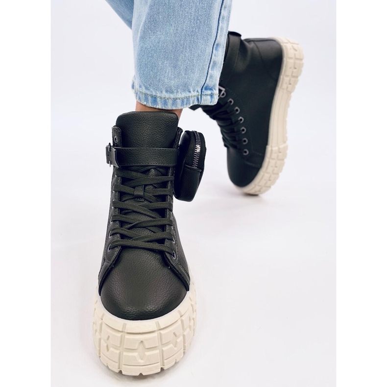 Green high-top sneakers 2