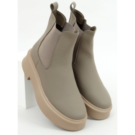Green Chelsea boots with a thick sole 1 Green Chelsea boots with a thick sole 1