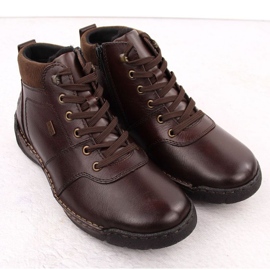Men's boots insulated with wool rieker rkr747 brown 2