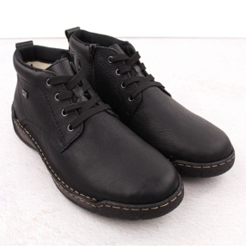 Men's insulated leather Rieker RKR748 black 2 Men's insulated leather Rieker RKR748 black 2