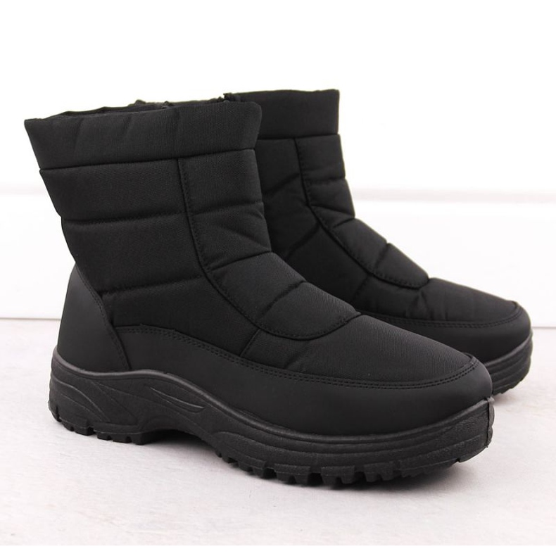 Insulated snow boots news 4997 black 1