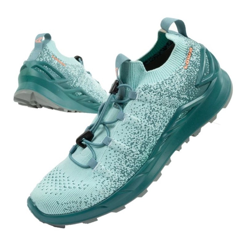 LOWA FUSION LOW 320415 9028 Green sports shoes 1