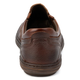 Olivier Men's leather shoes inserted 7152DT brown 1 Olivier Men's leather shoes inserted 7152DT brown 1