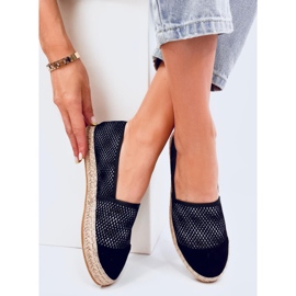 Espadrilles women's suede black 1