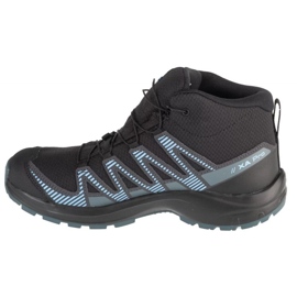 Salomon XA PRO V8 MID CSWP 475738 black shoes with a membrane 1