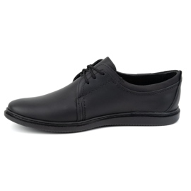 Men's casual leather shoes 2131 POLBUT black 1