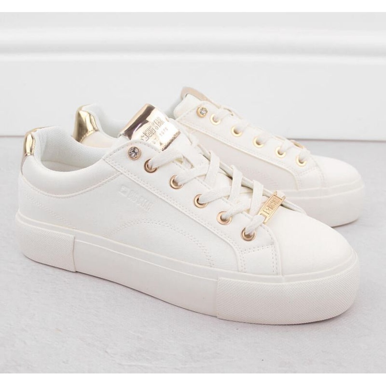 Women's eco-leather sneakers big star nn274211 white 2 Women's eco-leather sneakers big star nn274211 white 2