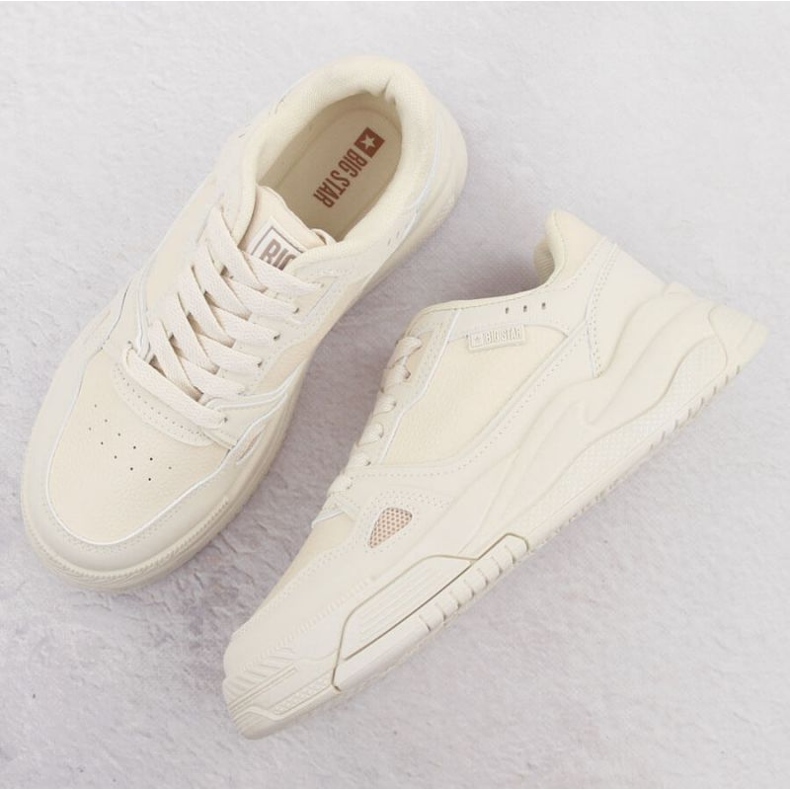 Women's sports shoes big star nn274668 beige 2