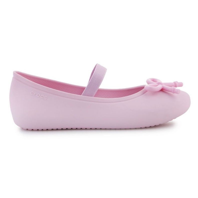 Crocs Brooklyn Bow Flat K Jr 210136-6GD sandals pink 1