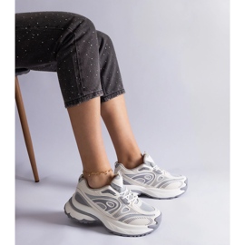 Gray women's sports sneakers grey 1 Gray women's sports sneakers grey 1