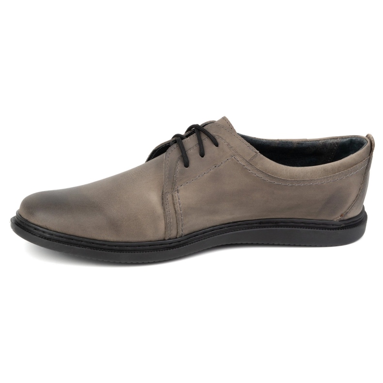 Men's casual leather shoes 2131 POLBUT gray brown 1 Men's casual leather shoes 2131 POLBUT gray brown 1