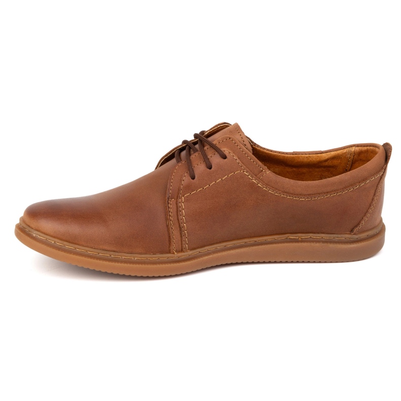 Men's casual leather shoes 2131 POLBUT camel brown 1 Men's casual leather shoes 2131 POLBUT camel brown 1