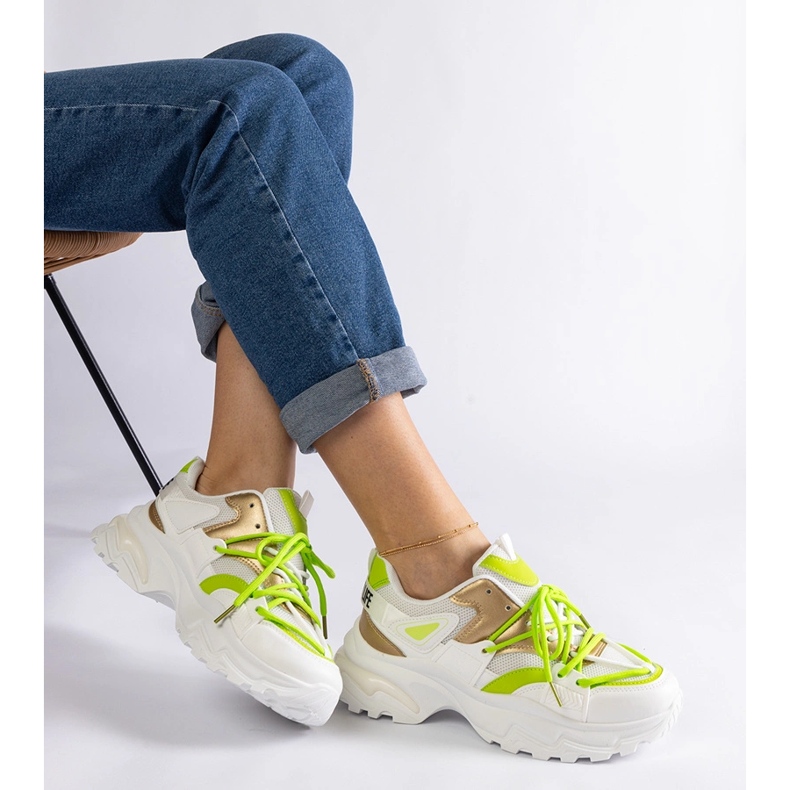 White sports sneakers 2