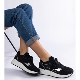 Black women's sports sneakers 2 Black women's sports sneakers 2