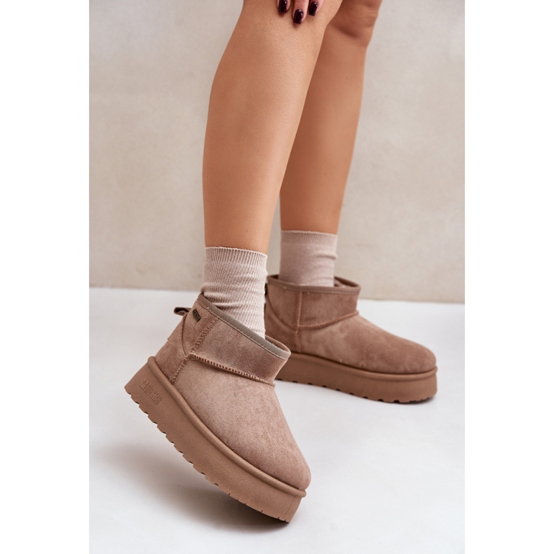 Low Platform Snow Boots Big Star OO274A100 Beige 1