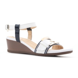 Geox D Marykarmen D wedge shoes D828QD 05402 C0899 white 2