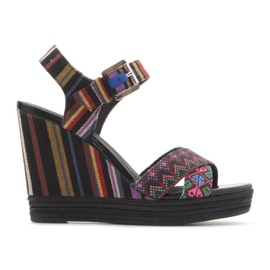 Geox D82P6G 000AW C0042 wedge shoes multicolored 1