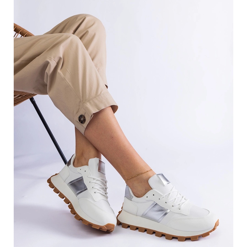 White sneakers with a visible protector 2