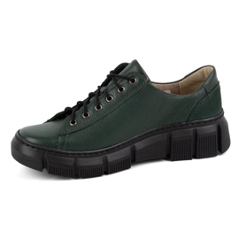Olivier Women's leather shoes 1223 green 1 Olivier Women's leather shoes 1223 green 1