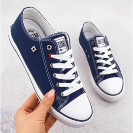 Classic sneakers big star nn274653 navy blue 1