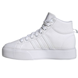 Adidas Bravada 2.0 mid platform IE2316 white shoes 1