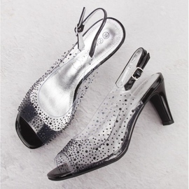 Sandals on the Potocki post at WS43317 Wol284A black 2