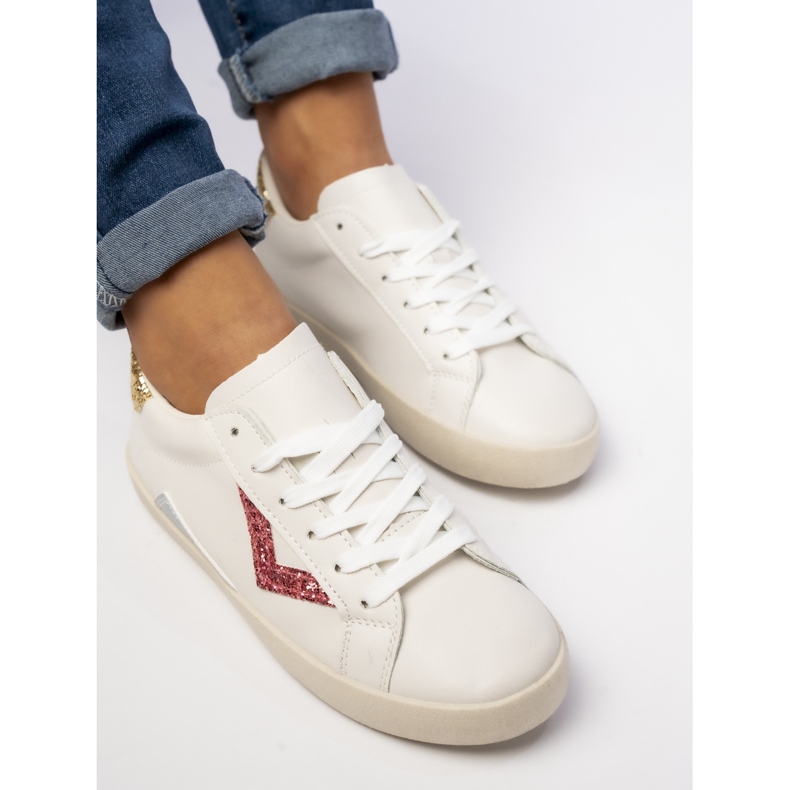 Women's sneakers brocade peachpuff inserts white 2 Women's sneakers brocade peachpuff inserts white 2